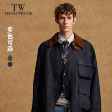 Teenie Weenie 小熊 男士翻领休闲猎装夹克外套 TNJJ244903A￥357.50 5.0折