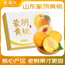 春福乐 山东蒙阴黄桃【协会授权】礼盒送礼净重4.5-5斤丨优选装15.88元