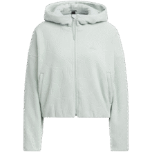 adidas 内里薄绒短款连帽外套169元