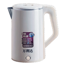万利达烧水壶热水壶电热水壶电水壶煮水壶恒温便携家用新款大容量食品级不锈钢  2L 加厚旗舰款15.9元 (月销4000+)