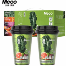 每杯果蔬汁含量>96%！Meco 每日纤加西柚羽衣甘蓝果蔬茶 280ml*8杯￥32.66 3.3折