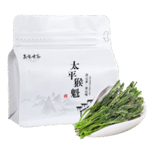 吴家世茶太平猴魁2025年新茶开园头采特级绿茶雨前安徽原产茶叶手工捏尖 50g*1袋45元（合22.5元/件）