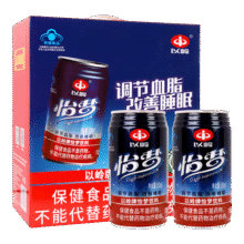 以岭牌怡梦饮料调节血脂改善睡眠酸枣桑椹陈皮茯苓菊花精华12罐送礼盒208元 (满200减30,券后省30)