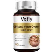 VOFLY人参牡蛎片延长持久雄起男性肾精力玛咖牡蛎肽精氨酸黑枸杞90粒19.9元