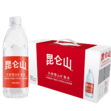 昆仑山 天然矿泉水 饮用水 矿物质丰富均衡 500ml*12瓶