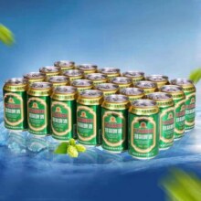 青岛优质特制啤酒320ml24罐20.41元+6.34元金币
