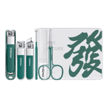 sijiang斯匠指甲刀鼻毛剪套装指甲钳家用指甲剪耳挖勺修甲2025新年套装13.8元
