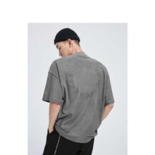 GXG  男士麂皮绒绣花  短袖T恤118元