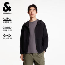 JACK&JONES 杰克琼斯 杰克·琼斯 男士休闲夹克 M 175 2252SP005黑色券后199元