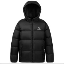 0点：骆驼（CAMEL）火山羽绒服防泼水白鸭绒冬季男女款219元