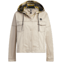 adidas NEO W CESP 女士舒适耐磨运动休闲连帽夹克纽扣跑步服短款外套149元
