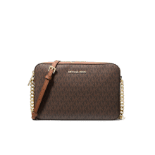 MICHAEL KORS MK迈克高仕 Jet Set 女士大号老花拼色斜挎单肩相机包439元(超v421元，1.6折)