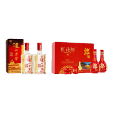 泸州老窖 白酒 52度 500mL 2瓶 六年窖 红10礼盒559.0元（合559元/件）