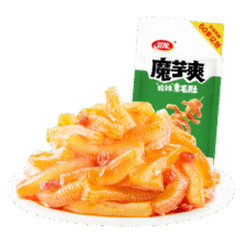 卫龙魔芋爽辣条素毛肚休闲解馋零食大礼包情人节送女友 香辣魔芋爽|赠200g辣条|约500g27.9元 (满27减7,月销1000+)