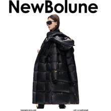 新百伦 NEW BOLUNE 棉衣加厚石墨烯黑金外套券后139.9元