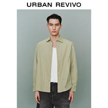 UR UR2025 男装商务轻通勤超宽松翻领开襟衬衫 UMM25002547.5元