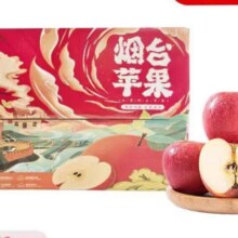 京鲜生 山东烟台红富士苹果 9枚礼盒装 净重4斤 单果200g+19.9元（需领券）