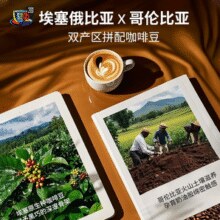 SCA80+精品豆认证！FS2C 黑巧森林 意式拼配深度烘焙精品咖啡豆 450g