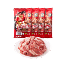 plus会员:科尔沁 国产原切筋头巴脑净重4斤 炖煮食材 生鲜牛肉66.41元（返卡活动后价格更低）