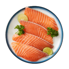 美威 智利冷冻 原味三文鱼排净重240g/4片装 大西洋鲑 海鲜水产36.9元