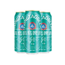 TSINGTAO 青岛啤酒 轻干干啤整箱啤酒500ml?2瓶36元（需领券）
