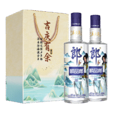 郎酒 顺品郎蓝顺 45° 兼香型 480ml 2瓶 *2件180.4元（合90.2元/件）返20元超市卡