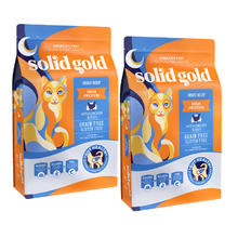solid gold 素力高 SolidGold素力高金素鸡无谷鸡肉味猫粮5.44kg 2件488.81元