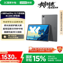 联想 Lenovo 小新Pad Pro 12.7 2025款 舒视版 平板电脑（2.9K、天玑8300、8GB、256GB、WiFi版、大象灰）券后1274.15元