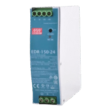 明纬（MEANWELL）EDR-150-24开关电源稳压输出导轨安装变压器24V6.5A无配线111.3元 (券后省0.7)