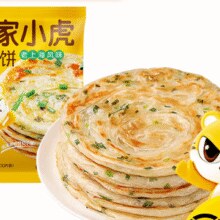 皇家小虎 鲜葱添加 | 葱油饼90g*10片（任选5款）44元（合8.8元/件）