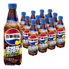 百事可乐Pepsi 生可乐  碳酸饮料汽水 百事出品 生可乐柠檬味500ml*3瓶6.9元