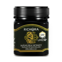 瑞琪奥兰（RICHORA）新西兰原装进口麦卢卡蜂蜜UMF10+250g滋补营养生日礼物礼品送家人209元 (每满300减30,送赠品)