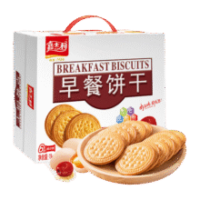 嘉士利饼干早餐饼干红枣味1000g/盒送礼提手零食送礼礼盒代餐食品25.8元 (券后省0.9,月销1000+)