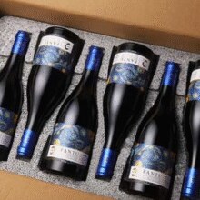 法国原瓶进口！FANTU 梵图 AOP级 15度干红葡萄酒750mL*6支礼盒装￥198.00 1.4折