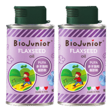 碧欧奇（Biojunior）意大利进口核桃油亚麻籽油宝宝营养组合热炒油冷榨 亚麻籽油150ml*280元 (满109减10,券后省29)