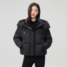 雪中飞  羽绒服女短款2025冬季新款90绒329元