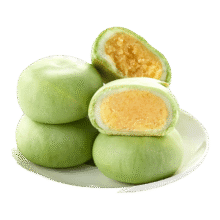 需首购、PLUS会员: 比比赞（BIBIZAN）抹茶雪媚娘绿豆饼1002g 2斤传统老式面包糕点心饼干好吃休闲零食品8.02元