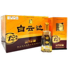 白云边  十二年陈酿 浓酱兼香型白酒 42度 450ml*6瓶 整箱装 中秋送礼468元
