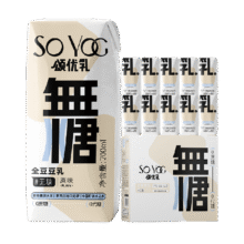 颂优乳无糖原味豆奶200ml×10盒11.05元