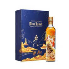 预售：Johnnie Walker 尊尼获加 蓝方蓝牌 苏格兰威士忌 500ml*2瓶 敦煌飞天礼盒返后1370.64元 包邮（定金50元，可抵100元，入会下单返50元E卡）
