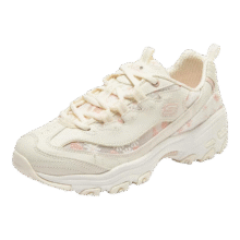 斯凯奇（Skechers）花海熊丨2025老爹鞋女子增高情侣运动透气跑步复古休闲鞋 玫瑰粉/OFPK204.5元（需领券）