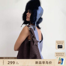 ECODAY秋冬小号麂皮编织包托特包女单肩斜挎复古腋下包hobo包女生日礼物 檀褐色（小号）346元 (券后省43)