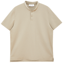 17日10点：JACK&JONES 杰克琼斯 男士商务休闲 舒适凉感小立领POLO衫