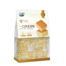 光明一口小虎皮蛋糕(牛乳味) 220g*袋 蛋糕早餐吐司零食代餐6.11元（需领券）