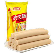 力诚风味火腿肠 鸡肉肠泡面伙伴王中王休闲零食袋装香肠即食 鸡肉肠 176g*1袋 (一袋8支)5.9元 (送赠品)