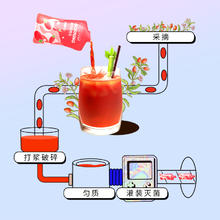 中宁枸杞 鲜榨头茬红黑枸杞原浆2700ml券后59元