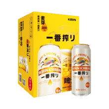 小程序、Plus会员:麒麟 Kirin 一番榨 黄啤酒 500ml*15听 整箱装 中秋节送礼71.91元