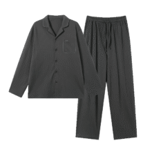 plus会员：京东京造 10A抗菌男士条纹睡衣 100%纯棉 长袖家居服 *3件112.91元/件 包邮（拍3件）