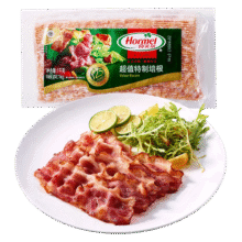 荷美尔（Hormel）超值特制培根1000g儿童早餐果木烟熏培根猪肉三明治火锅烧烤烘培 超值特制培根1000g100元 (满99减40,券后省10)
