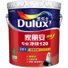 多乐士（Dulux）家丽安专业净味120二合一A8666防霉高遮盖内墙面漆18L【白漆】350.8元 (券后省0.98)